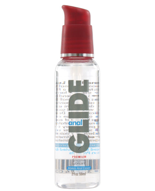 Anal Glide Silicone Lubricant 2oz Pump