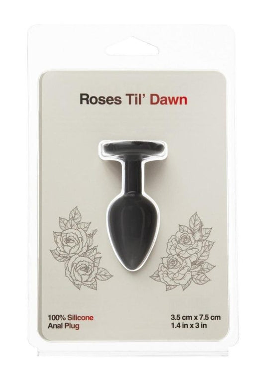 Roses Til Dawn Silicone Anal Plug