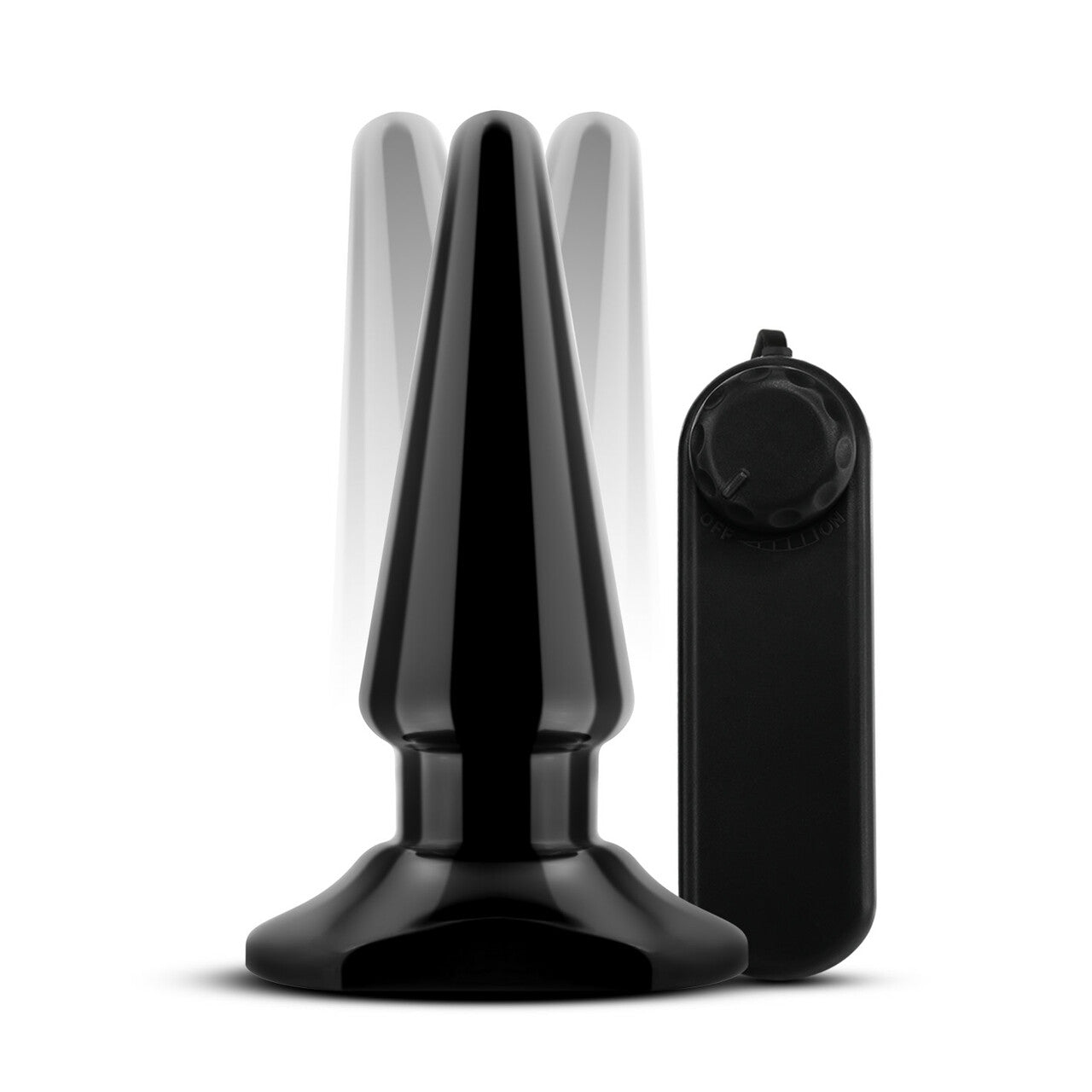 Anal Adventures Basic Vibrating Anal Pleaser Black