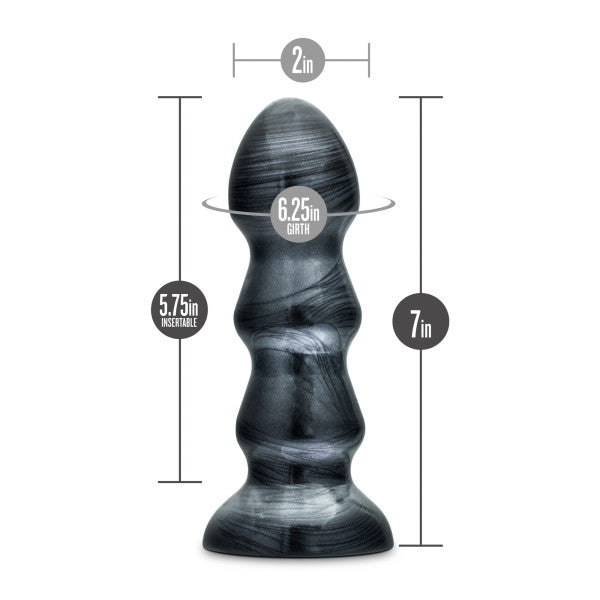 Jet Black Jack Carbon Metallic Black Anal Plug