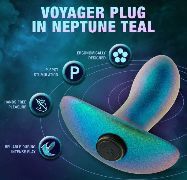 Anal Adventures Matrix Voyager Plug Neptune Teal