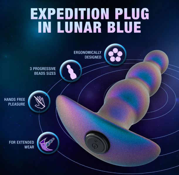 Anal Adventures Matrix Expedition Plug Lunar Blue