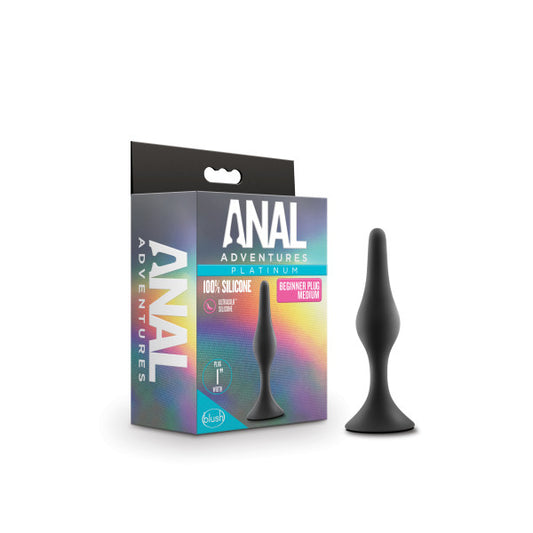 Anal Adventures Beginner Anal Plug Black