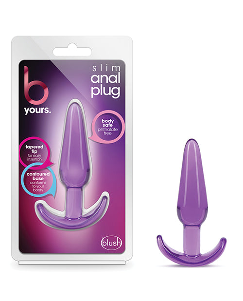 B Yours Slim Anal Plug Purple