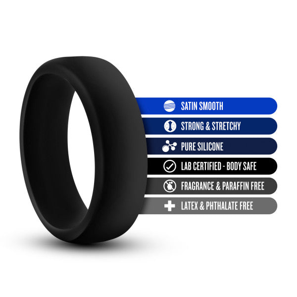 Performance Silicone Go Pro Cock Ring Black