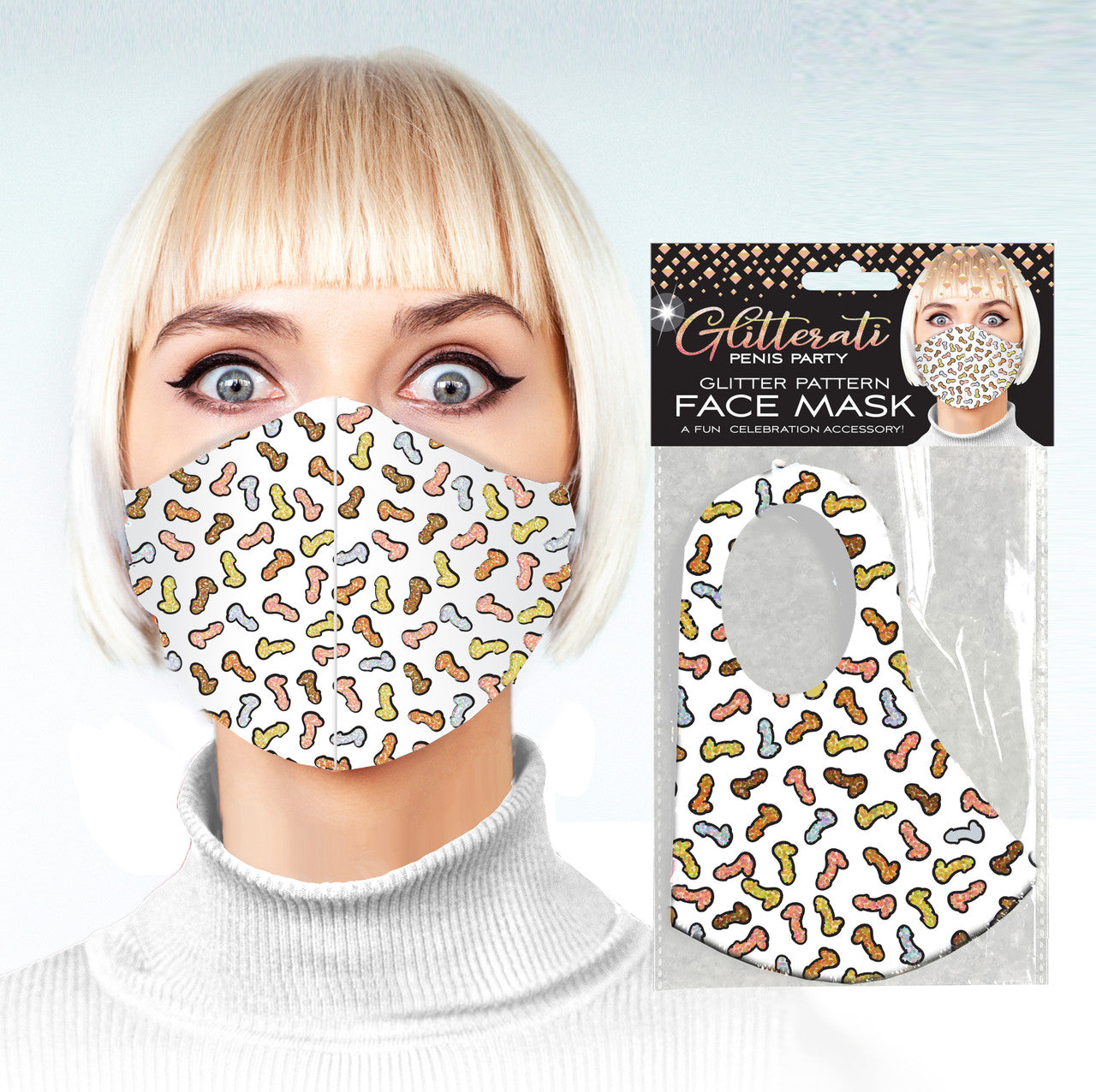 (wd) Glitterati Face Mask