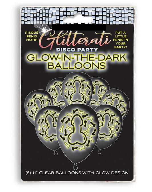 Glitterati Disco Glow Balloons