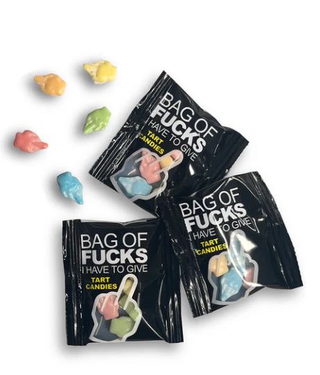 Bag Of Fucks I Have To Give Display Of 100