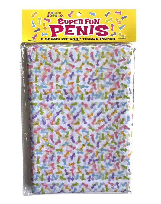 Super Fun Penis Tissue Paper