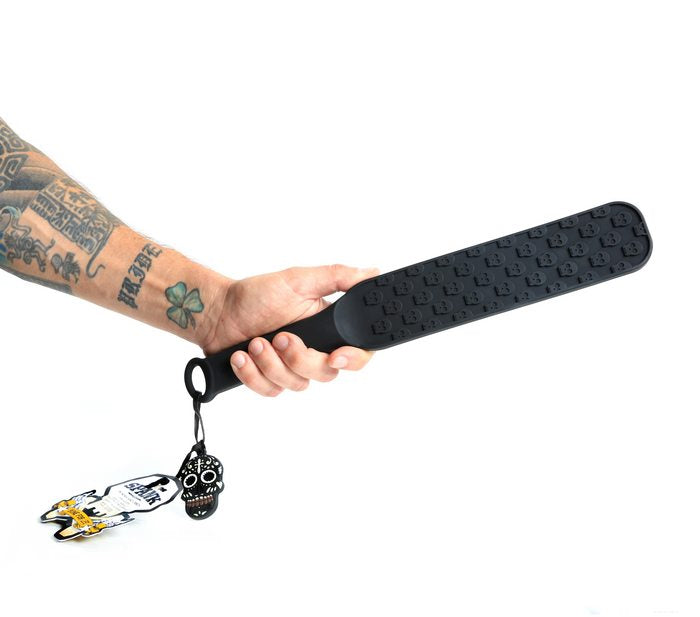 Boneyard Spank Paddle W/ Skulls