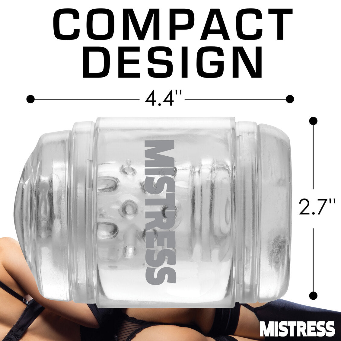 Mistress Double Shot Ass & Mouth Stroker Clear