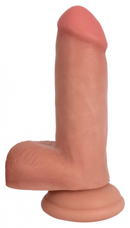 Jock Bareskin Vanilla Dildo W/ Balls