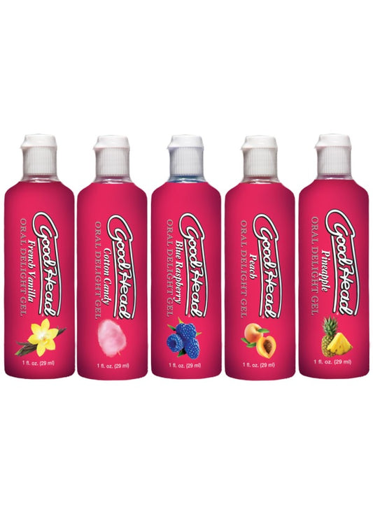 Goodhead Oral Delight Gel 5 Pk Assorted Flavors