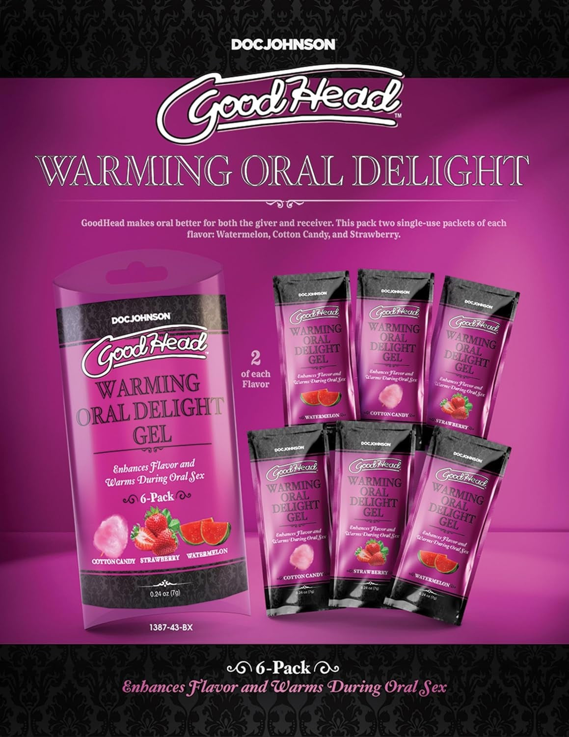 Goodhead Warming Oral Delight Gel 6 Pack