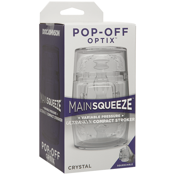 Main Squeeze Pop Off Optix Crystal Stroker