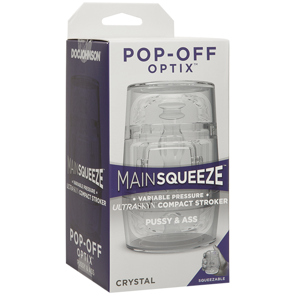 Main Squeeze Pop Off Optix Pussy & Ass Crystal Stroker