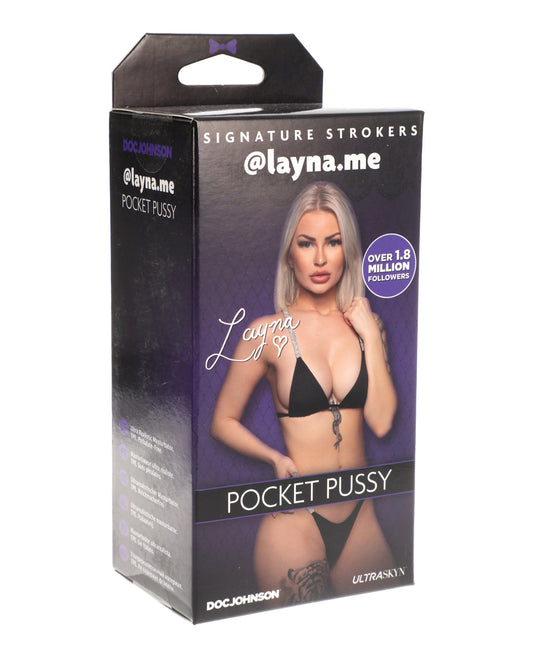 Signature Strokers Girls Of Social Media @layna.me Ultraskyn Pocket Pussy Vanilla