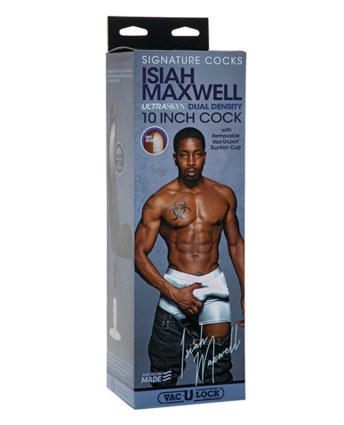 Signature Cocks Isiah Maxwell 10in Ultraskyn Cock