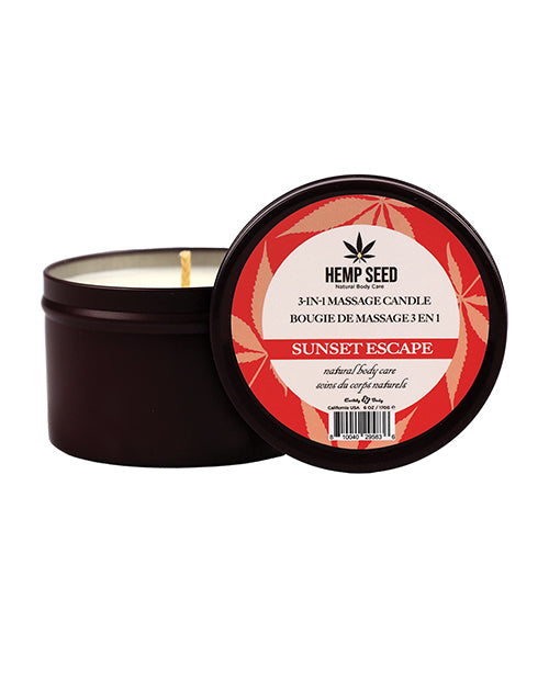 Hemp Seed 3-in-1 Massage Candle 6 Oz