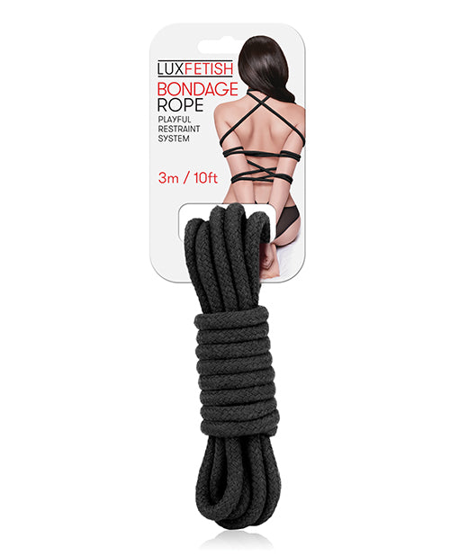 Lux Fetish Bondage Rope Black