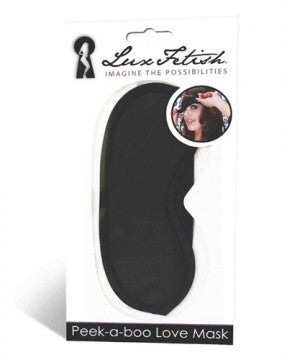 Lux Fetish Peek A Boo Love Mask