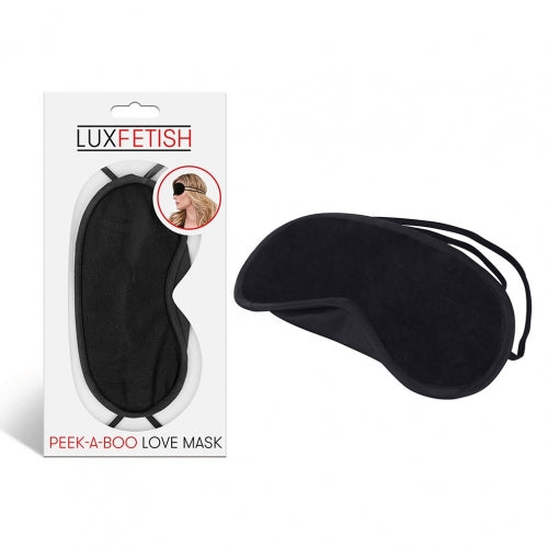 Lux Fetish Peek A Boo Love Mask