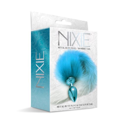 Nixie Metal Plug W/ Ombre Tail Medium Metallic
