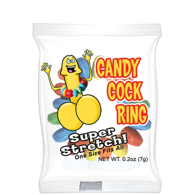 Candy Cock Ring 50 Pc Display