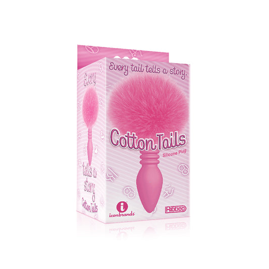 The 9s Cottontails Bunny Tail Butt Plug Ribbed