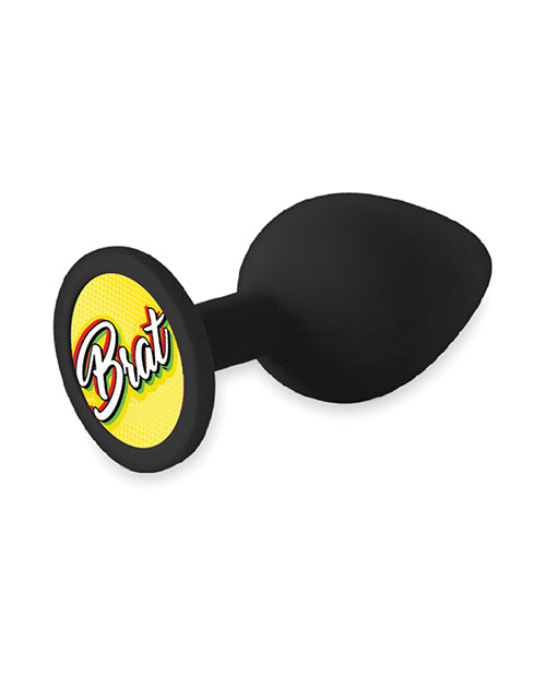 The 9's Booty Talk Brat Silicone Butt Plug