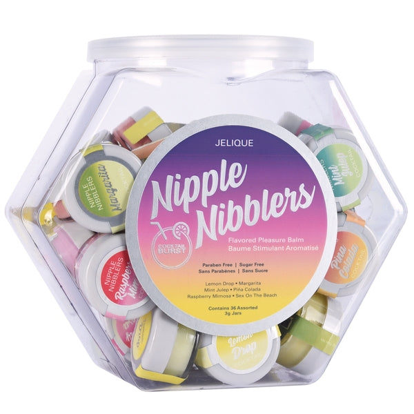 Cocktail Nipple Nibblers Asst. Tingle Balm 36ct Fish Bowl