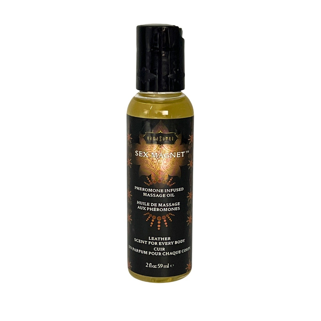 Sex Magnet Leather Massage Oil