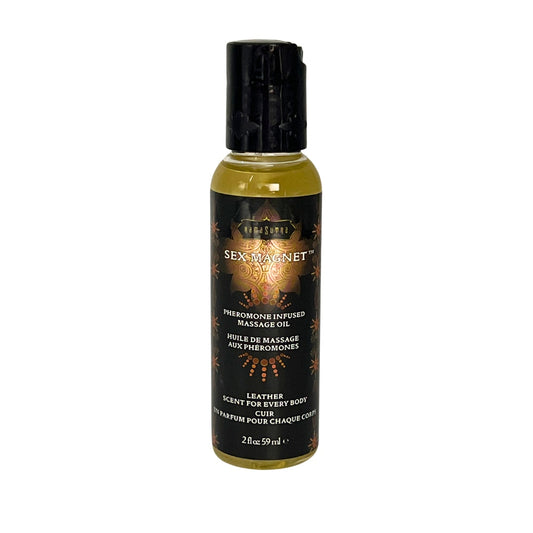 Sex Magnet Leather Massage Oil