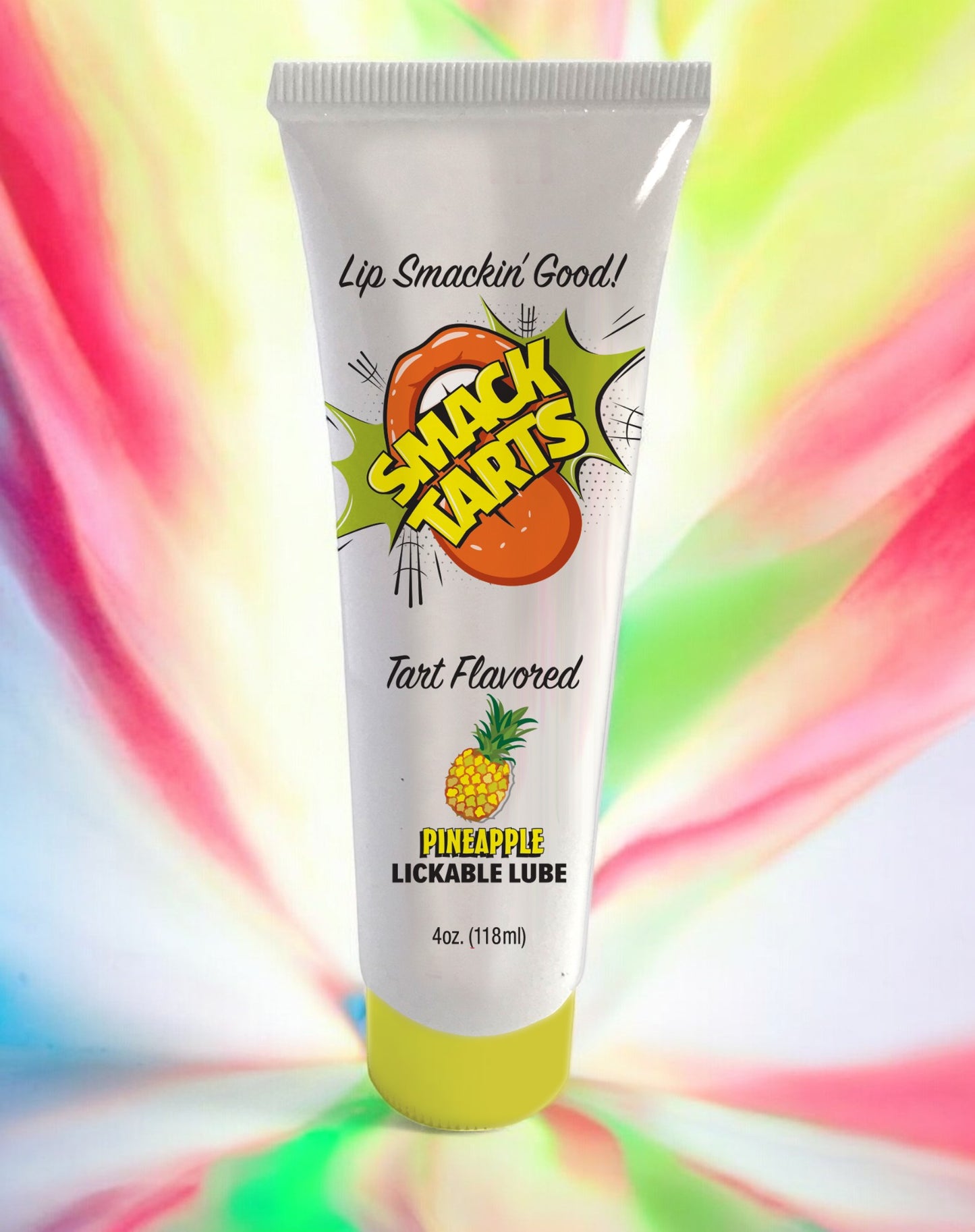 Smack Tarts Lickable Lube Sour Pineapple 4 Oz