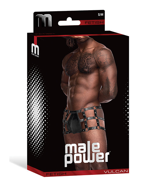 Vulcan Studded Harness Black