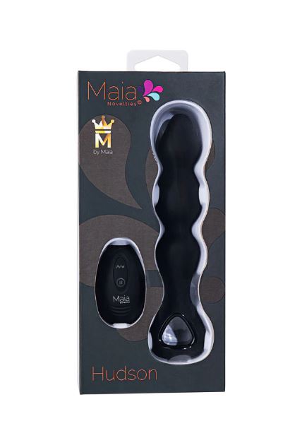 Hudson Rechargeable Remote Control Silicone Anal Plug