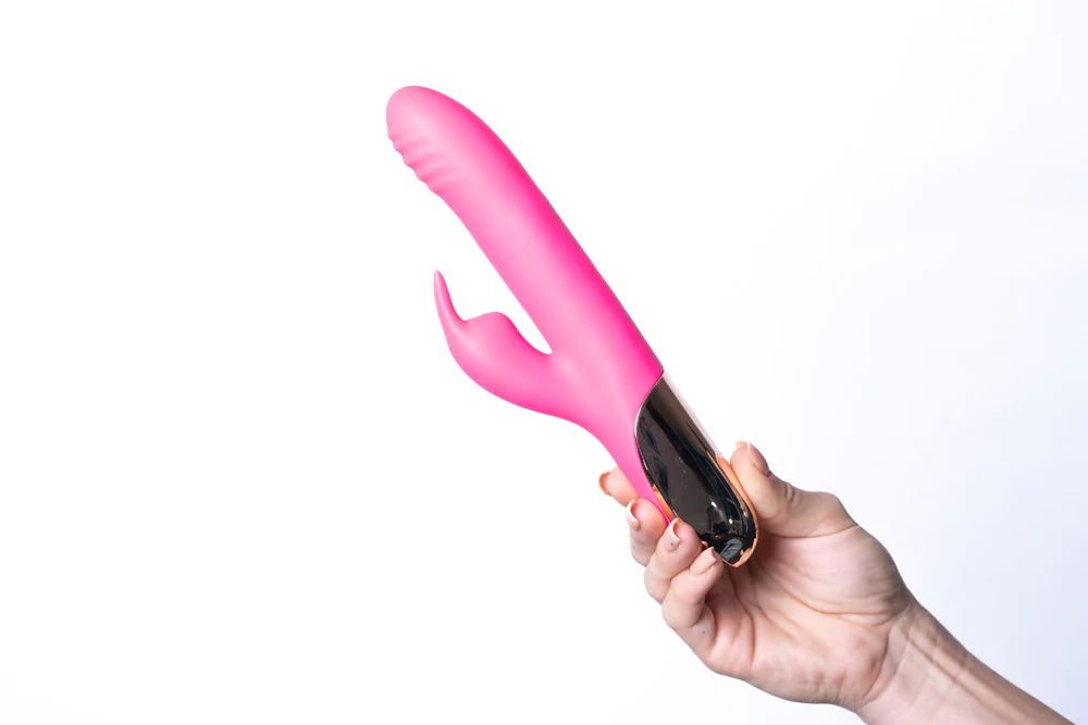 Dream Supercharged Silicone Rabbit Rechargeable Pink