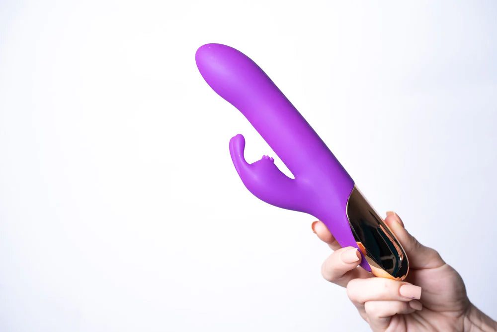 Karlin Supercharged Silicone Rabbit Rechargeable Purple