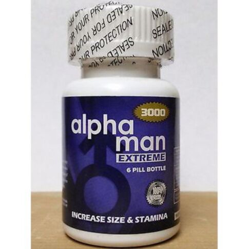 Alpha Man 3000 6 Ct Bottle