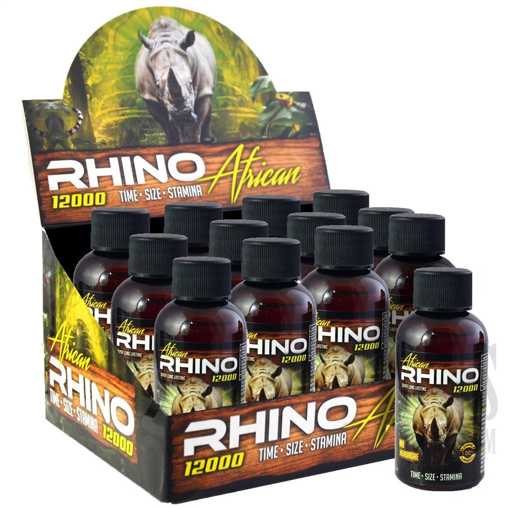 African Rhino Shots 12 Ct Display