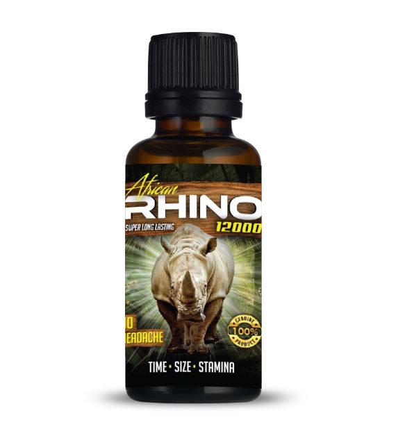 African Rhino Shots 12 Ct Display