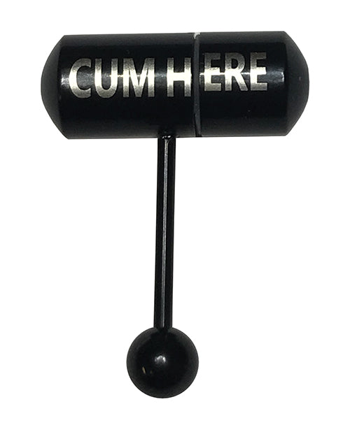 Lix Barbell Etched Cum Here