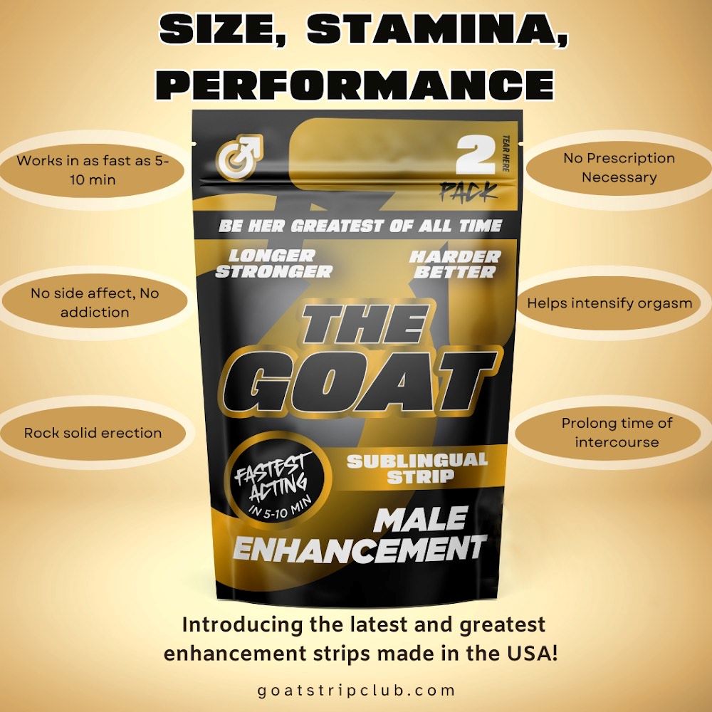 The Goat Male Enhancement Sublingual Strips 25pk