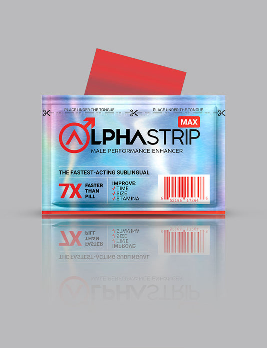 Alphastrip72 Sublingual Male Enhancement 24pc Eaches