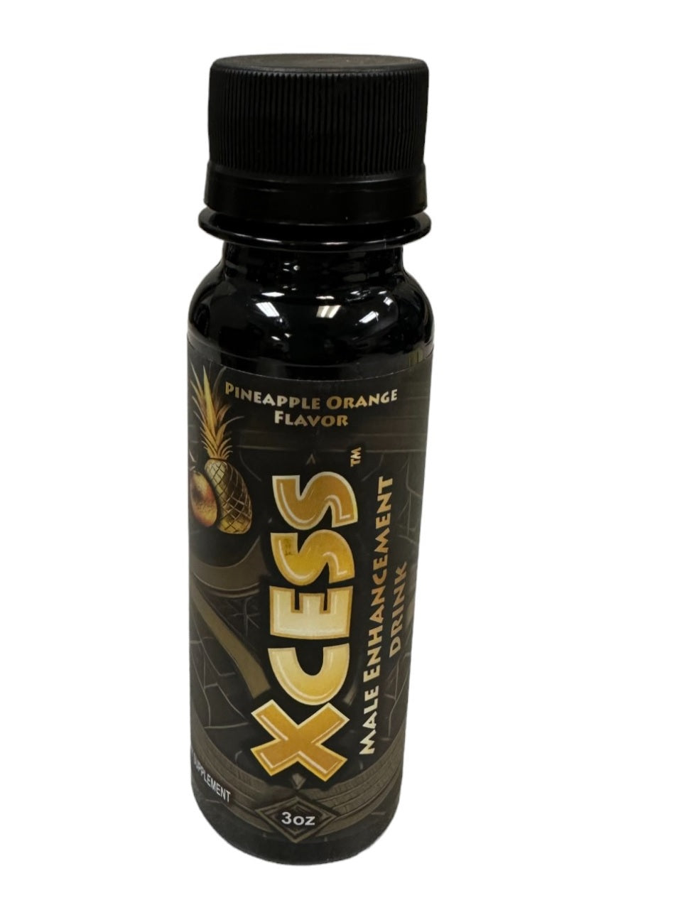 Xcess Pineapple Orange Energy Drink Display