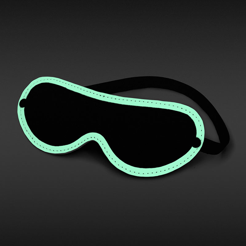 Glo Bondage Blindfold Green