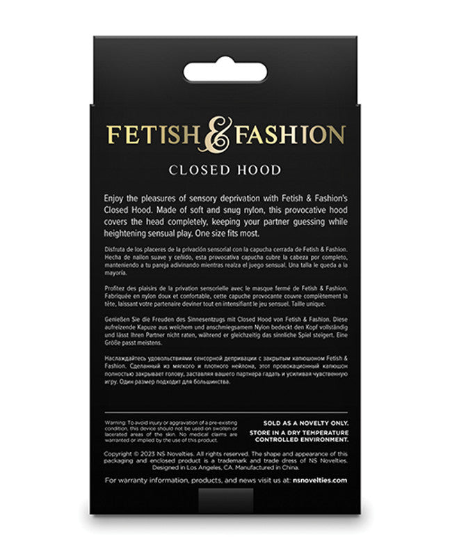 Fetish & Fantasy Closed Hood