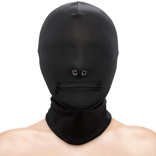 Fetish & Fantasy Zippered Mouth Hood