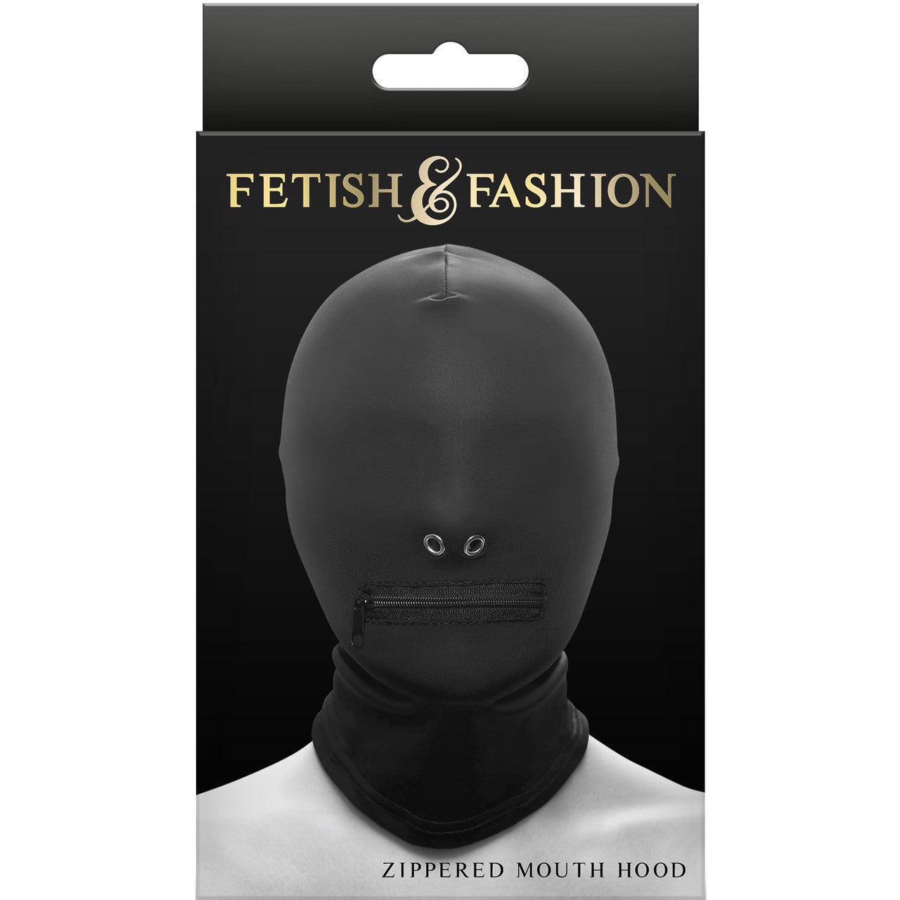 Fetish & Fantasy Zippered Mouth Hood