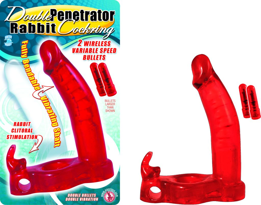 Double Penetrator Rabbit Cockring